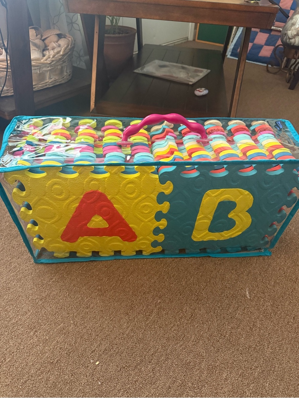 Colorful Alphabet Foam Play Mat - Kids Toys - Picture 2 of 8